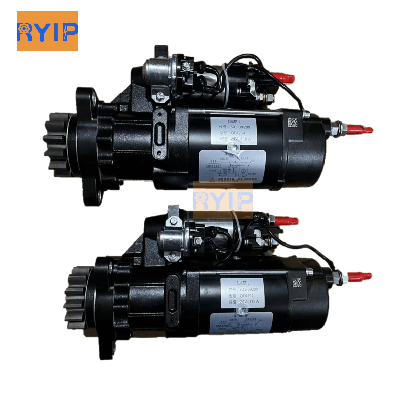 Jichai 190 starter QDJ294 motor S01-39209 39208 4012 46D 10X starter