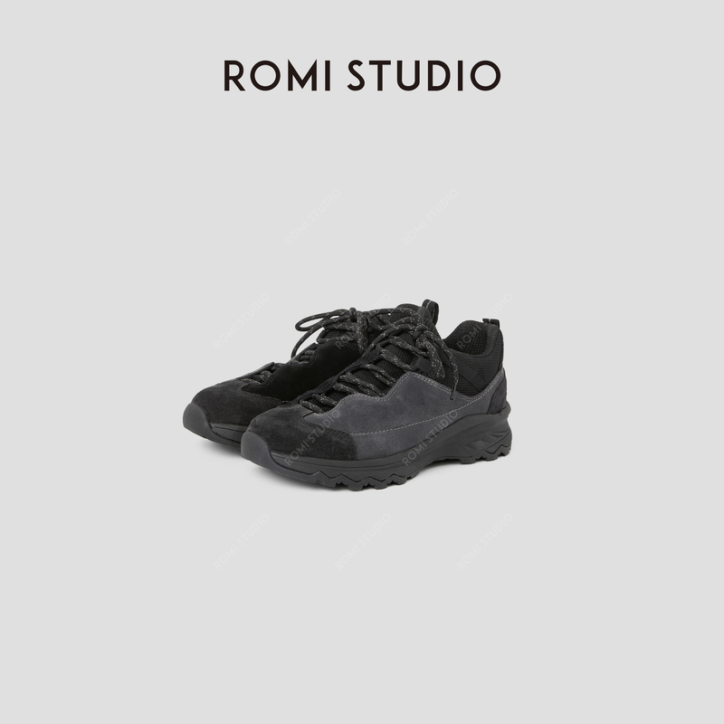 Romi Studio Leisurely Walking Cow Suede Mesh Lightweight Breathable Sports Casual Shoes Rwclp33483 Romi Studio Leisurely Walking Cow Suede Mesh Lightweight Breathable Sports Casual Shoes Rwclp33483