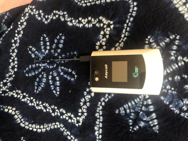 Second hand Samsung SCH-W109 classic flip-flops dual-mode telecom mobile Unicom 2G network country nostalgic old mobile phone