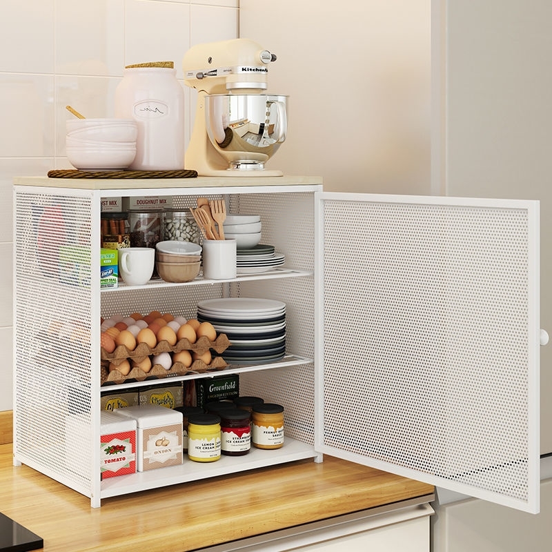 Small cabinet kitchen table Kitchen Table Noodle Bowl cupboard Multi-functional storage cabinet Home Storage Small mini-bowl Saucer Cupboards