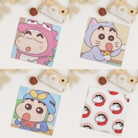 Crayon Shin -Новый подсолнечный белый очки ткани