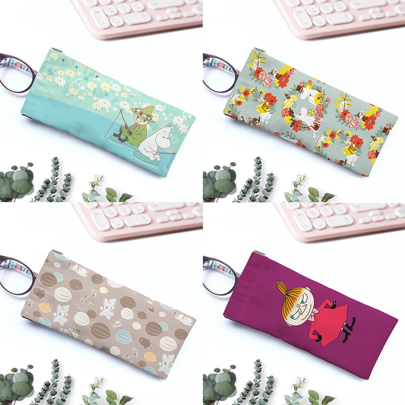 Cute Hippopotamus Little My Squishy Bag Shrapnel Pouch Mirror Bag Storage Bag Glasses Case