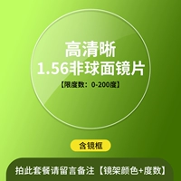 С 1,56 несферическим [предельным номером 0-200] [Пожалуйста, оставьте сообщение для цвета кадра зеркала]