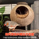 Coconut shell bird nest beddding natural coconut palm silk tiger skin black phoenix peony warm coconut silk grass nest breeding box bed mat