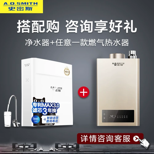 A.O. Smith тихий постоянный температурный газовый водонагреватель 16 -Литер TMA интеллектуальная очистка голосовой воды 1300TE Package