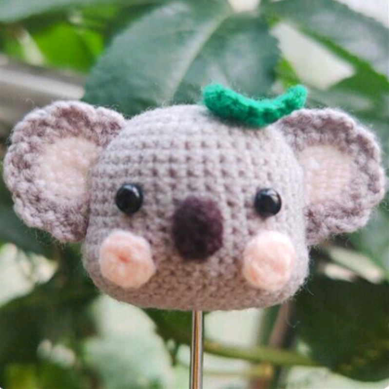 Handmade DIY Crochet Knitting Doll 333 Koala Chinese Electronic Graphic Tutorial Cute Baby Doll Recommended