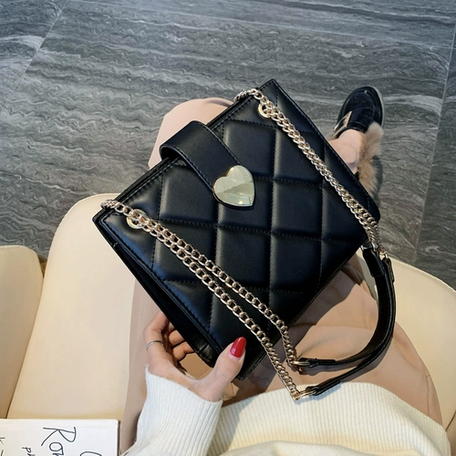 Красная сумка через плечо для невесты, цепь, демисезонная вместительная и большая сумка на одно плечо, 2020, популярно в интернете