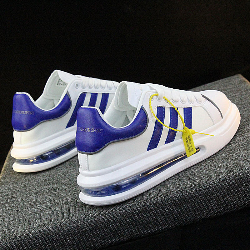 Air cushion shoes women's net red breathable 100 hitch for Korean version sneakers lovers Heightening Little White Shoes Women's Summer New Wave Shoes