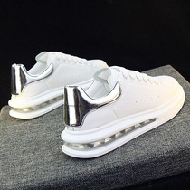 Air cushion shoes female heightening comfort 100 hitch Han version sneakers net red little white shoes female couple with thick bottom white board shoes