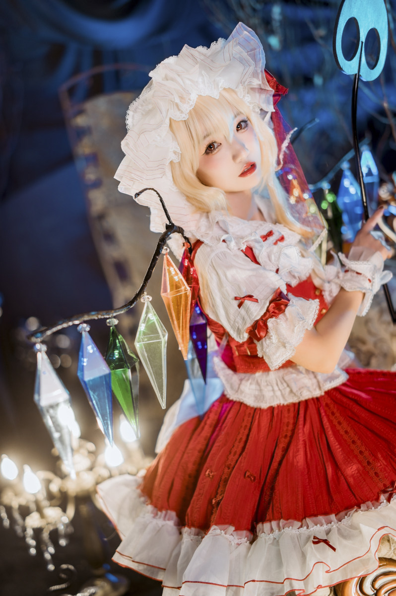 东方Project Cos服 芙兰朵露洛丽塔风格Cos女装