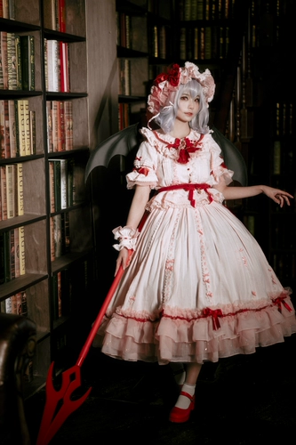 {Готовый запас}【Sensensen】Оригинальный Touhou Second Design Косплей Remilia Touhou Project