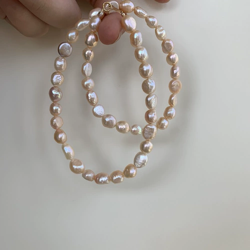 [Weibu Clear Clearance] Супер сказочное сереброе серебро Редкое холодное холодное ярочное жемчужное ожерелье INS RETRO NICHE