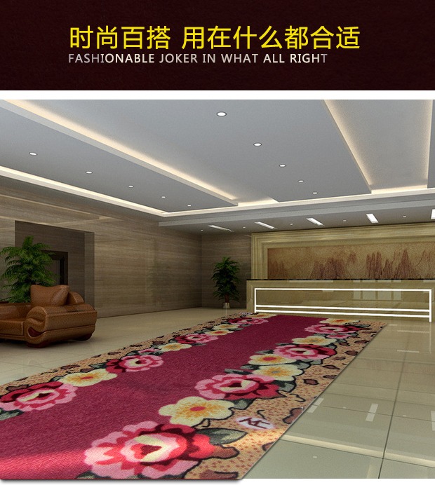 Có thể cắt thảm tùy chỉnh nhà mat cửa mat thảm cửa ra vào hội trường thảm cửa lối vào hấp thụ nước chống trượt thảm trải sàn phòng ngủ
