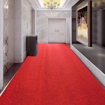 Custom red carpet floor mat doormat Custom walkway welcome mat Plastic silk ring non-slip waterproof stairs thickened tailoring