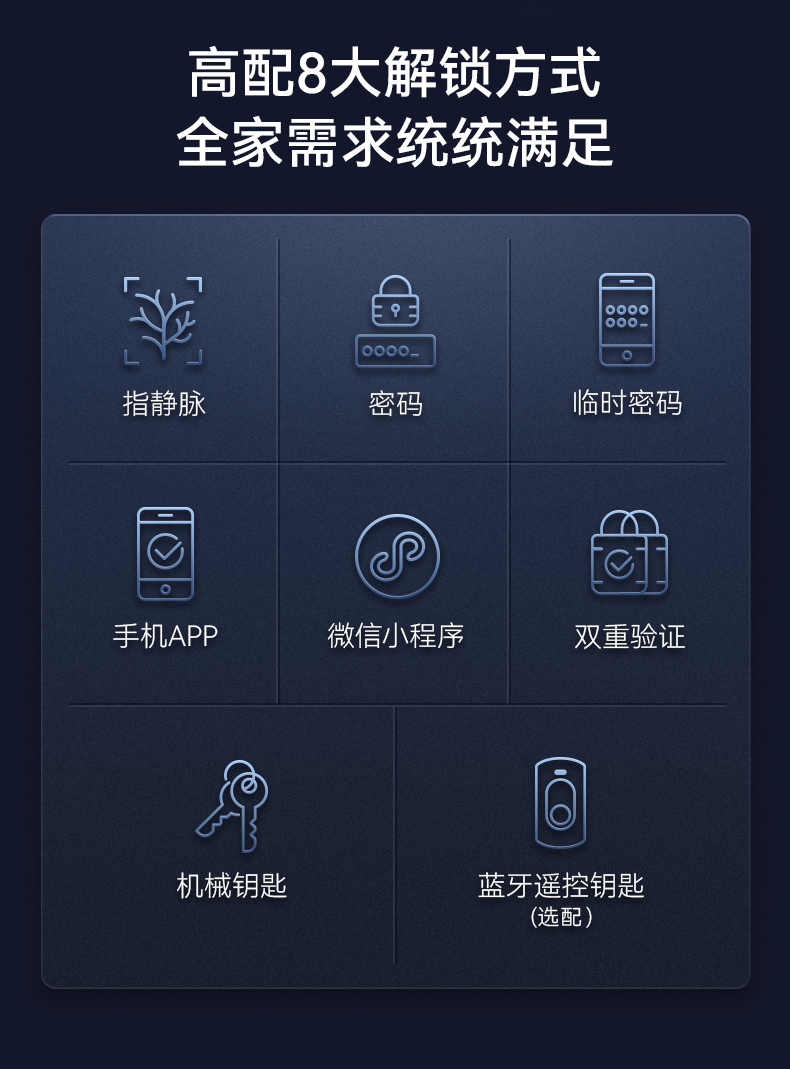 德施曼 Q5S 全自动指静脉智能锁 非指纹锁 图13