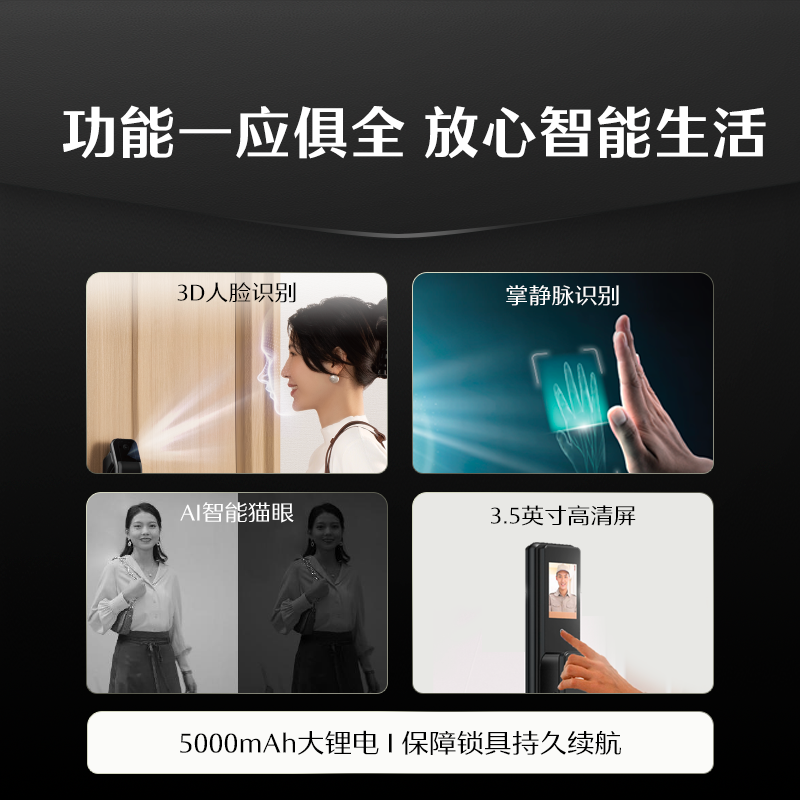 Deschmann Songchun Fruit Suitable for Aging Fingerprints Lock Password Lock Smart Door Lock Smart Lock Electronic Lock Tl-Wv1