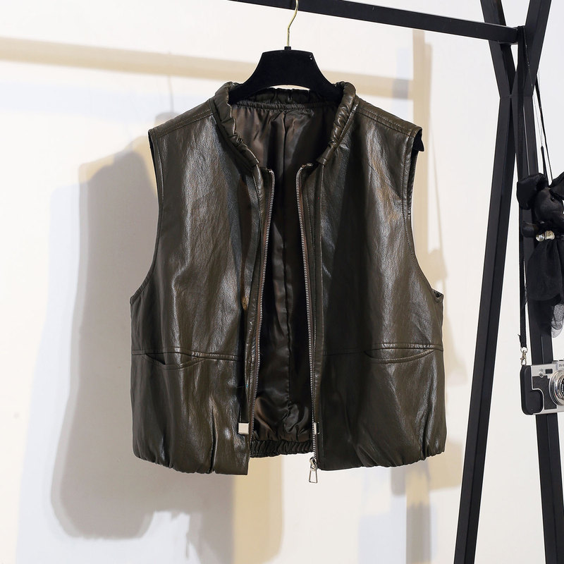 Protein Leather Vest for Women 2026 New Style Super Popular and Beautiful, Short Sleeveless Vest Jacket for Petite Women Protein Leather Vest for Women 2026 New Style Super Popular and Beautiful, Short Sleeveless Vest Jacket for Petite Women
