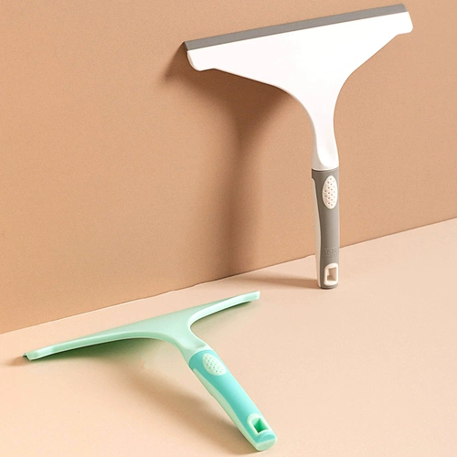 Вытирать стеклянный артефакт ведение силиконового силиконового силиконового скребка для ванной комнаты чистый и мытья инструмент