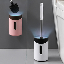 Toilet Brush Hanging Wall Style Home Suit No Dead Angle Slit Toilet Free of perforated washroom brush wall-mounted shelve