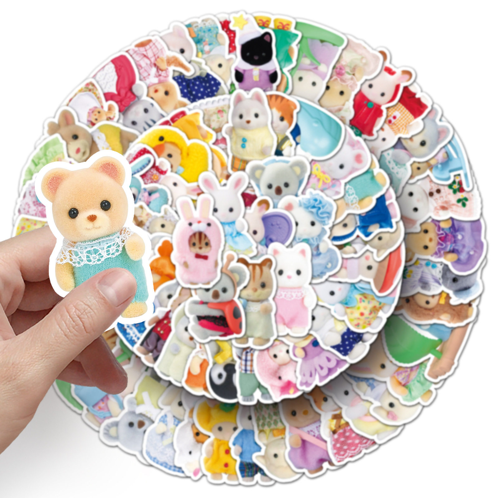 Creative 101 Graffiti Stickers Cartoon Cute Toys Decoration Water Cup Phone Case Handbook DIY Stickers