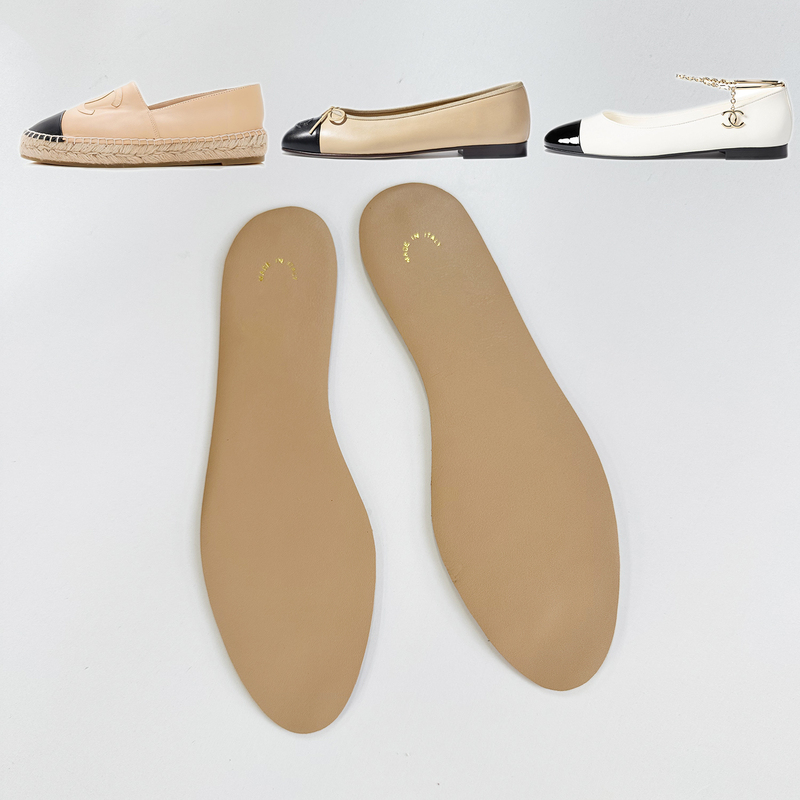 Suitable for Chanel Round-Toe Flats, Ballet High Heels, and Fisherman Shoes, Oversized Insoles for Size Adjustment