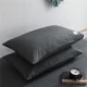Jinxi Road cotton gối cặp bông gối người lớn gia đình phong cách Nhật Bản tinh khiết màu sắc gối lõi bộ gối ôm cao su non