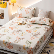 Cotton polished bed shatters single piece thick mattress Simmons protective cover dust-proof and non-slip fixed cotton bed cover