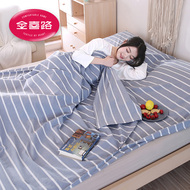 Cotton xách tay bẩn túi ngủ khách sạn du lịch quilt người lớn ra duy nhất đôi bông trải giường trải giường