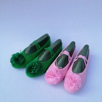 Adult Children Men And Women Bicolor Band Flowers Dance Shoes Performance Shoes Kindergarten Performance Shoes Ballet Dancer Dance Shoes