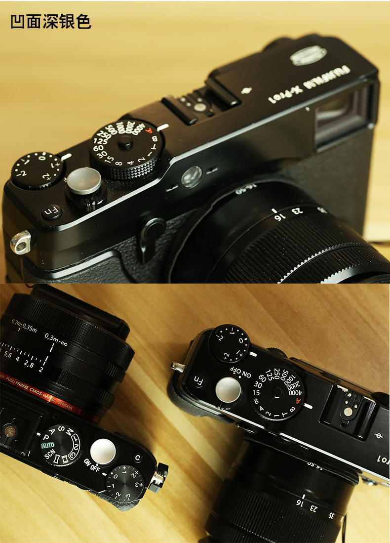 JJC nút camera chụp Fuji X100F XT20 XT30 XPRO2 XT2 Xt3 XE3 Nikon FM2 Sony RX1RII - Phụ kiện máy ảnh kỹ thuật số balo peak design 20l