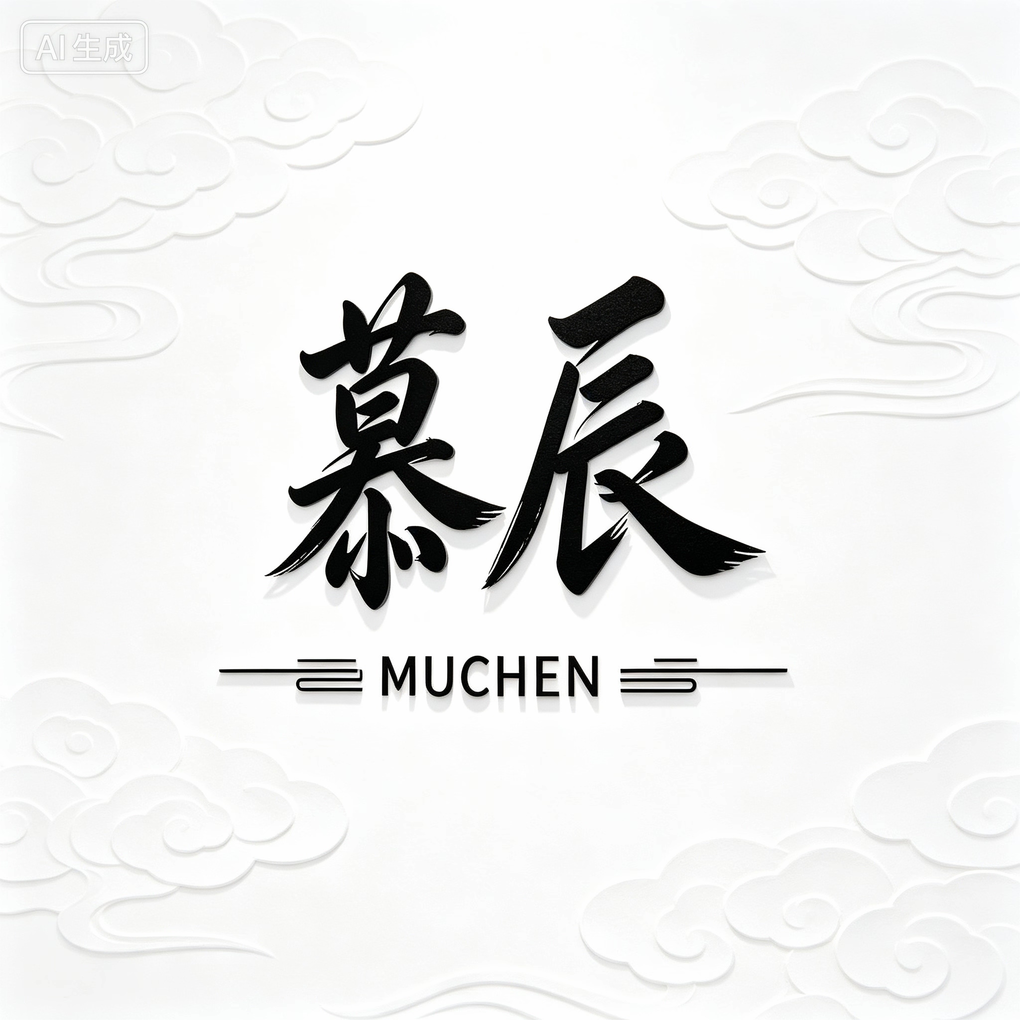 慕辰家居布艺馆的LOGO