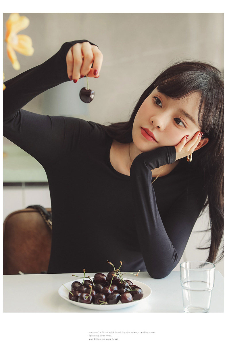 Футболка для беременных 孕妇上衣春秋孕妇t恤孕妇打底衫长袖内搭秋衣秋季薄款孕妇装秋装