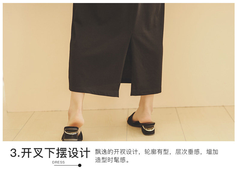 Платье для беременных 米度丽孕妇装夏装上衣孕妇连衣裙夏季外出时尚高端短袖t恤长裙子 M degrees Korea