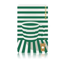 Green Striped Mug Star Card Brand New with coupon Unregistered Gold Card Pu Card Empty Card Limited edition