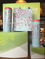 Starbucks Pink blue Cherry blossom Pink lace Zen Magician Stainless steel thermos heart heart color-changing glass
