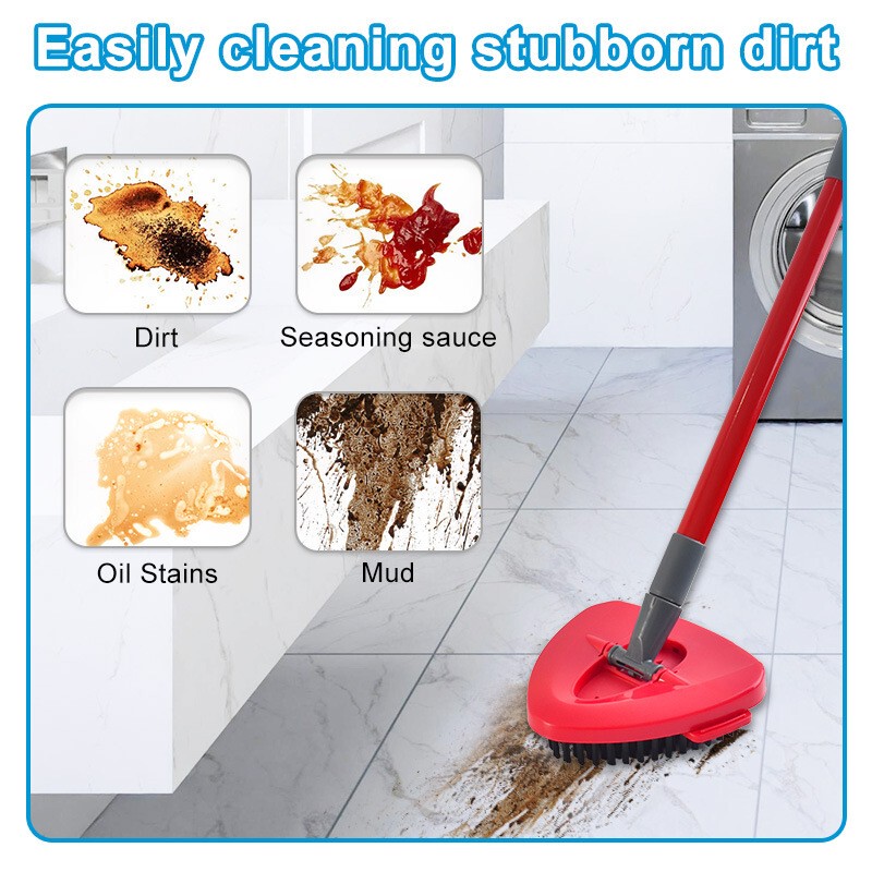 Compatible with O-Cedar Household Spin Mop, Floor Cleaning Brush, Mop Head Replacement, Triangular Brush Accessories