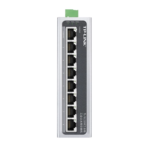 TP-LINK TL-SL2108 промышленного класса 8-портовой направляющий направляющий рельс автоматизация автоматизации Интеллектуальная сеть робота 12 В/24 В.