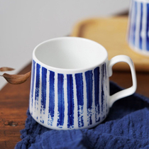 Selective scientist imprinting series mug Jingdezhen hand-painted blue and white water Cup customization