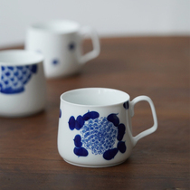 Selectionist mug 330 ml Jingdezhen hand-painted blue and white high temperature porcelain Milk Cup coffee cup customized Chinese style