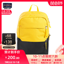 JanSport flagship store womens shoulder bag college student endorsement bag stitching contrast color mens commuter computer bag 3P64