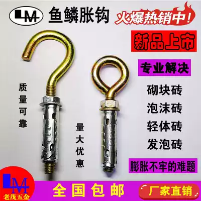 Swing adhesive hook, fish scales, bulging rings, bulking bricks, foam bricks, light bricks, light bricks, swollen hooks, hooks, hanging rings, screws
