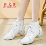 英之恋 Обувь, танцующие туфли для матери, осенняя, тренд сезона, мягкая подошва, из натуральной кожи, для среднего возраста