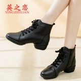 英之恋 Обувь, танцующие туфли для матери, осенняя, тренд сезона, мягкая подошва, из натуральной кожи, для среднего возраста