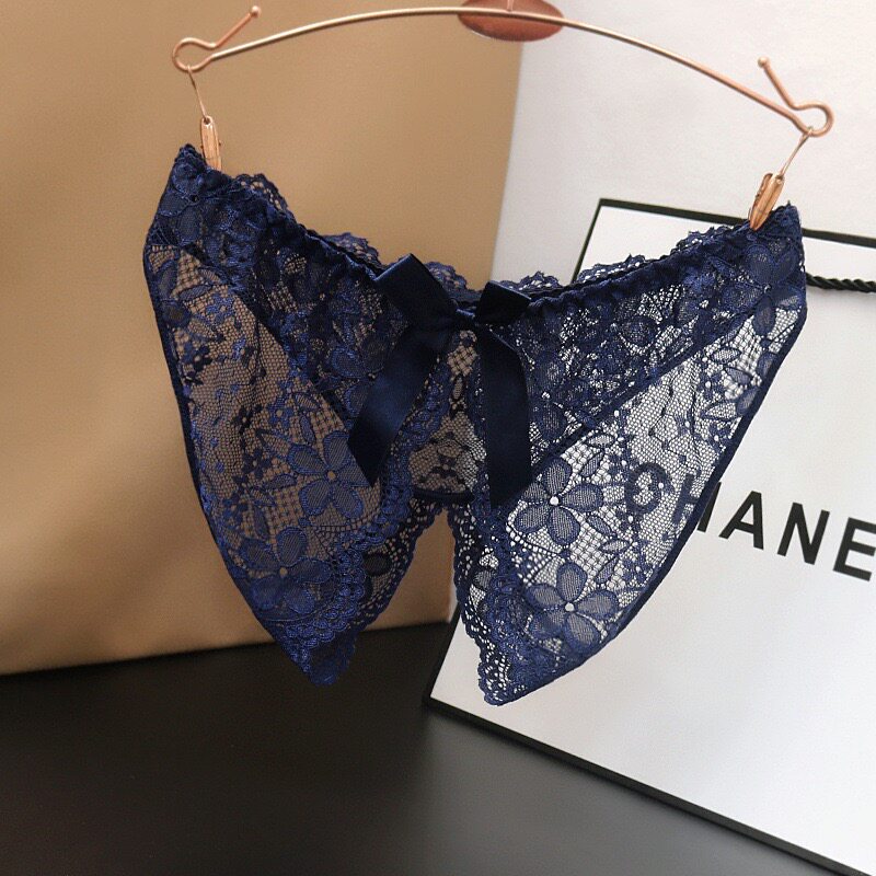 Vini's Couple's Shorts with Passionate Open Crotch Design, Hot and Sexy Mesh Thong Panties for Women