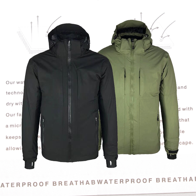 Original Single Ski Suit Male Ski Suit Jacket Cotton Suit Foreign Trade Submachine Clothing Male Ski Suit Original Single Snowsuit Clip Cotton