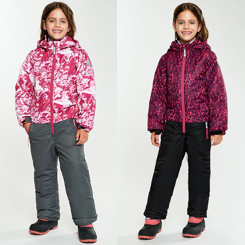Exported to Russia one-piece ski pants girls ski pants one-piece ski suit padded snow pants jumpsuit-20 degrees