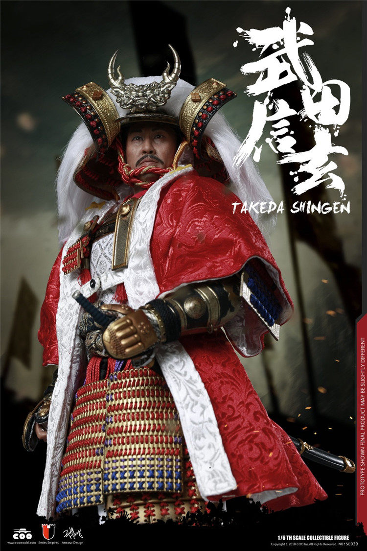 武田信玄　1/6 SERIES of EMPIRES COOMODEL 1/6 SERIES OF EMPIRES DIECAST ALLOY TAKEDA SHINGEN A.K.A.