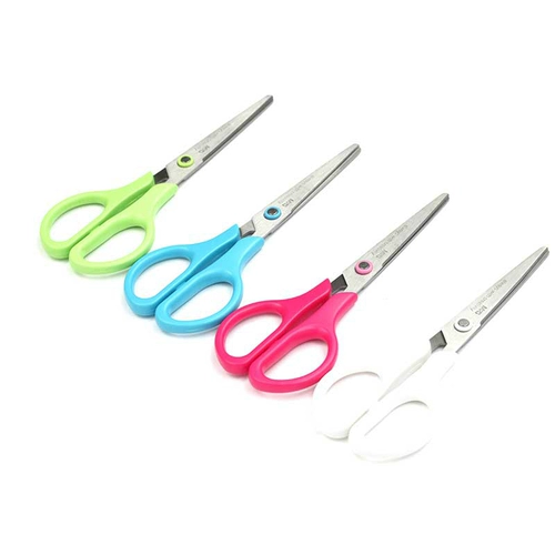 Белые настольные детские милые розовые красные мультяшные ножницы