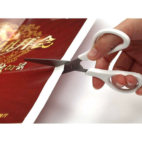 Белые настольные детские милые розовые красные мультяшные ножницы