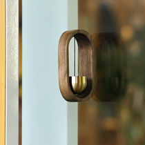 Day Style Doorbell bell Magnetic Attraction Door Hanging Suction Door Style Entrance Door door Entrance Door Reminder Crash Bell Wood Pure Bronze Wind Bell